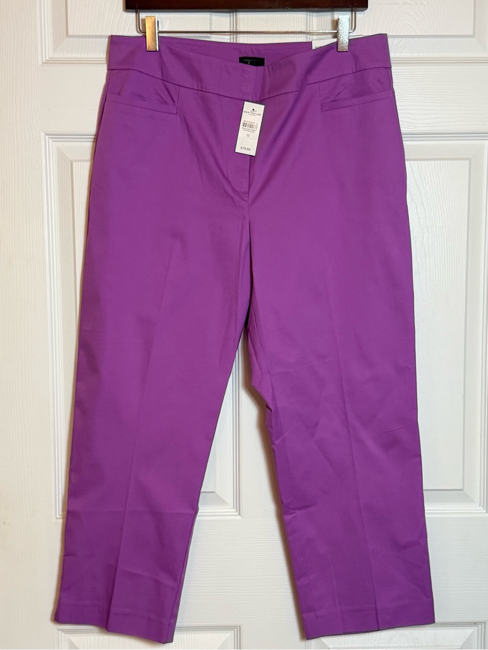 Ann Taylor sz 12 Thr Crop Pants Curvy Fit